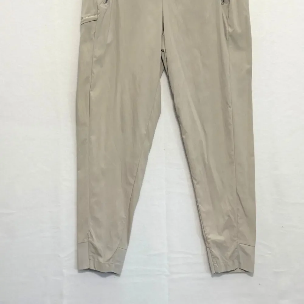 Athleta Trekkie North Joggers High Rise Lightweight Beige Womens 6 Casual Hike